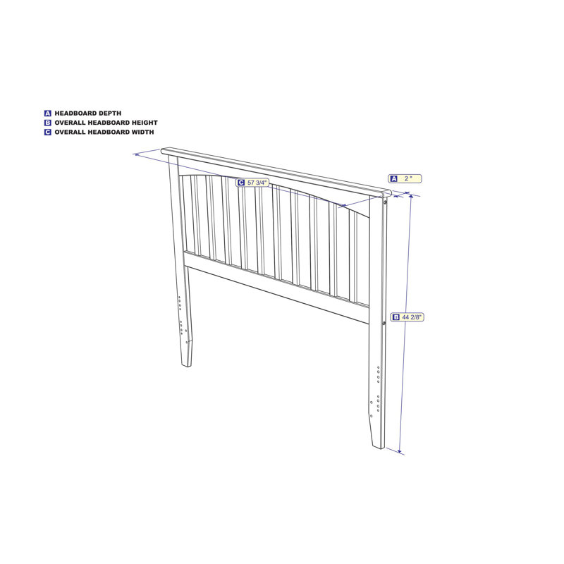 Harper Orchard Huntsville Slat Headboard & Reviews Wayfair